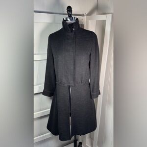 Helmut Lang Black Tweed Size 4 A-Line Dress/Coat made in Italy vintage, perfect